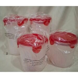 MCM Straining Containers W/Lids NEW IN PACKAGING